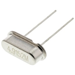 10 pcs - 4.9152MHz HC49/4H/30/50/-40+85/18pF/ATF Euroquartz 4.9152MHz Crystal ±30ppm HC-49-4H 2-Pin 10.77 x 4.34 x 3.5mm