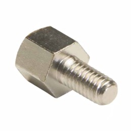50 pcs - R30-3000402 HARWIN Threaded Standoff, M3 x 0.5 Thread, 4mm Body, Brass, Male/Female, 6mm Stud