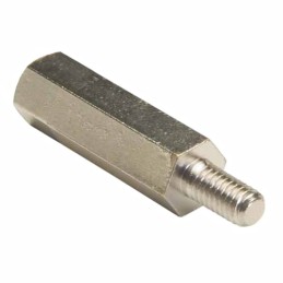 50 pcs - R30-3001802 HARWIN Threaded Standoff, M3 x 0.5 Thread, 18mm Body, Brass, Male/Female, 6mm Stud