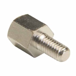 50 pcs - R30-3000602 HARWIN Threaded Standoff, M3 x 0.5 Thread, 6mm Body, Brass, Male/Female, 6mm Stud