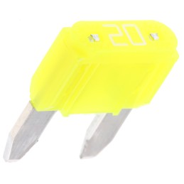 50 pcs - 0297020.WXNV Littelfuse 20A Yellow Blade Car Fuse, 32V dc