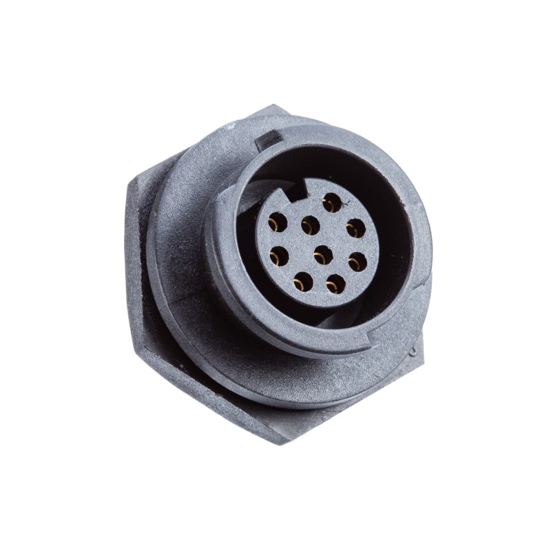 1 pcs - Amphenol Circular Connector, 4 Contacts, Rear Mount, Plug, Female, IP68, X-Lok Series