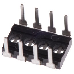 10 pcs - 1825190-3 TE Connectivity Shunt Black DIP Switch 8 Way 4 Row 2.54mm Pitch