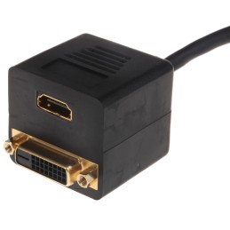 1 pcs - RS PRO Male HDMI to DVI-D Dual Link, HDMI Cable