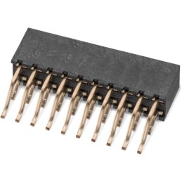 100 pcs - Wurth Elektronik WR-PHD Series Angled PCB Socket, 8-Contact, 2-Row, 2mm Pitch