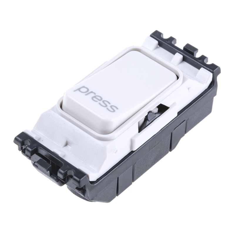 1 pcs - MK Electric 2 Way White Switch Insert Module 10A, Logic Plus Series