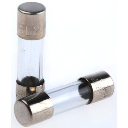 50 pcs - RS PRO 400mA F Glass Cartridge Fuse, 5 x 20mm