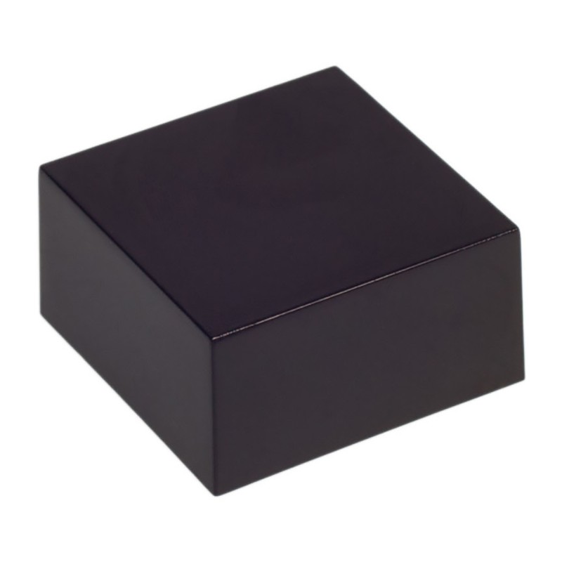 10 pcs - RS PRO Black ABS Enclosure, IP52, Black Lid, 41.8 x 41.8 x 21.5mm