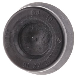 50 pcs - CLIXX M16/B WISKA Black Polypropylene, Thermoplastic 16mm Cable Grommet for 4 - 10mm Cable Dia.