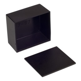 10 pcs - RS PRO Black ABS Enclosure, IP54, Black Lid, 52 x 46 x 26mm