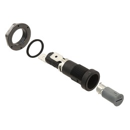 10 pcs - HTB-36I-R Eaton 20A Panel Mount Fuse Holder for 6.3 x 32mm Fuse, 1P, 250V ac