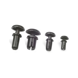100 pcs - 700972800 700972800, 10mm High Nylon Snap Rivet Support for 3mm PCB Hole, 6.3mm Base