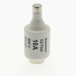 10 pcs - 10D27Q Eaton 10A DII Bottle Fuse, E27 Thread Size, gG, 500V ac