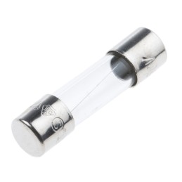 50 pcs - RS PRO 1.6A F Glass Cartridge Fuse, 5 x 20mm