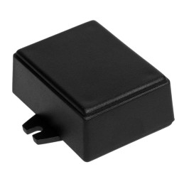10 pcs - RS PRO Black ABS Enclosure, IP53, Black Lid, 66 x 49 x 28mm