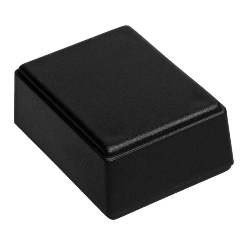 10 pcs - RS PRO Black ABS Enclosure, IP53, IK07, Black Lid, 66 x 49 x 28mm