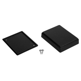 10 pcs - RS PRO Black ABS Enclosure, IP53, IK07, 76.5 x 59.4 x 18.1mm
