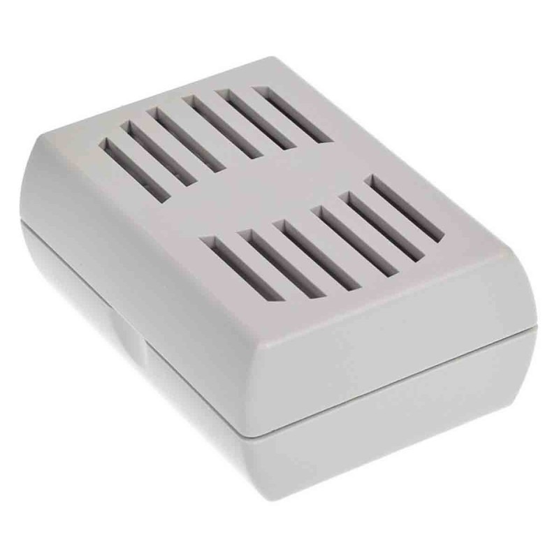 10 pcs - RS PRO Light Grey ABS Enclosure, 65.5 x 46.5 x 26.5mm