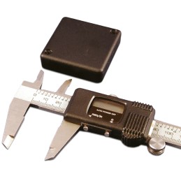 10 pcs - 1551SBK Hammond 1551 Series Black ABS Enclosure, IP54, Black Lid, 50 x 50 x 15mm