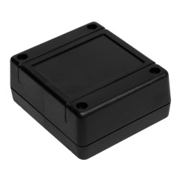 10 pcs - RS PRO Black ABS Enclosure, IP54, IK06, 90 x 80 x 38mm
