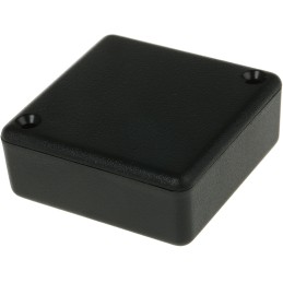 10 pcs - 1551RBK Hammond 1551 Series Black ABS Enclosure, IP54, Black Lid, 50 x 50 x 20mm