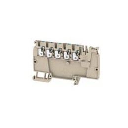 10 pcs - 1988100000 Weidmuller A Series Blue DIN Rail Terminal Block, 2.5mm², Single-Level, Push In Termination