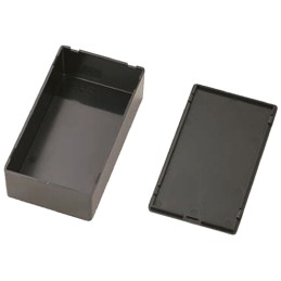 10 pcs - SW-85B Takachi Electric Industrial SW Series Black ABS Enclosure, Black Lid, 85 x 60 x 40mm