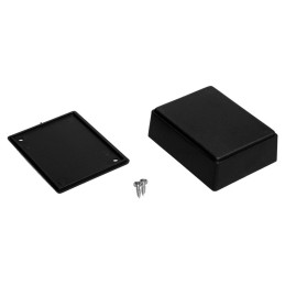 10 pcs - RS PRO Black ABS Enclosure, IP53, IK07, 75.9 x 58.8 x 27.9mm