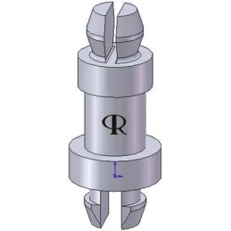 120 pcs - MSPS-8-01 MSPS-8-01 , 12.7mm High Nylon PCB Post for 4mm PCB Hole, 4.6mm Base