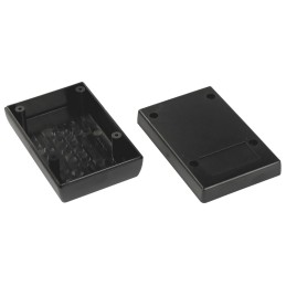 10 pcs - RS PRO Black ABS Enclosure, IP54, IK06, 97.45 x 63.4 x 30.5mm