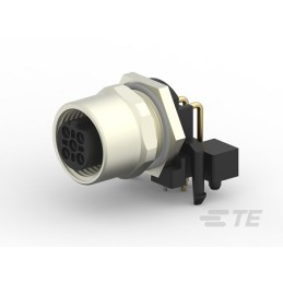 1 pcs - TE Connectivity Circular Connector, 5 Contacts, Cable Mount, M12 Connector, Socket