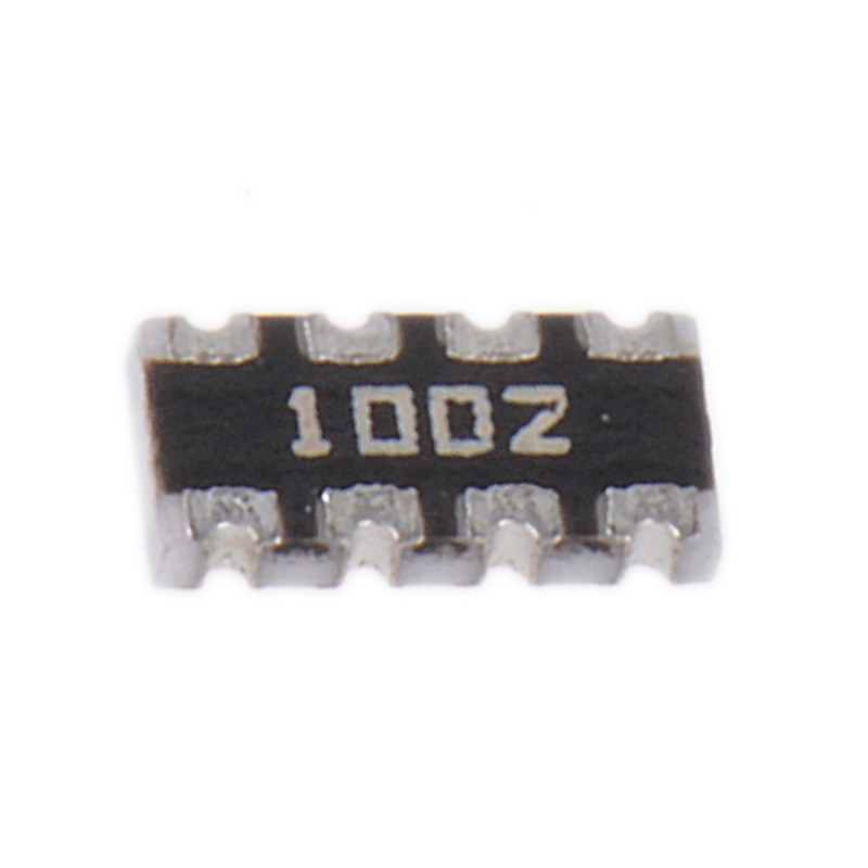 250 pcs - Bourns, CAT16 10kΩ ±1% Isolated Resistor Array, 4 Resistors, 0.25W total, 1206 (3216M), Concave