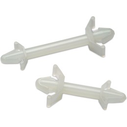 150 pcs - 709610200 709610200, 4.74mm High Nylon Support Post for 4mm PCB Hole, 5mm Base