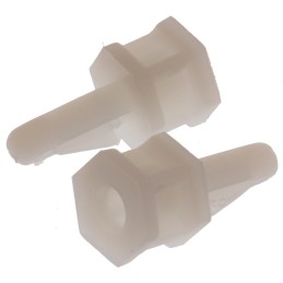 150 pcs - TCBS 4 01 TCBS 4 01, 6.4mm High Nylon PCB Support Pillar for 4mm PCB Hole, 7.9mm Base