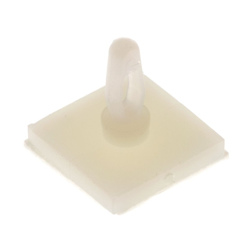 150 pcs - LCBSBM-3-01 ART LCBSBM-3-01 ART, 4.8mm High Nylon PCB Support for 3.18mm PCB Hole, 12.7 x 12.7mm Base
