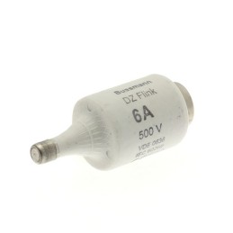 10 pcs - 6D27Q Eaton 6A DII Bottle Fuse, E27 Thread Size, gG, 500V ac