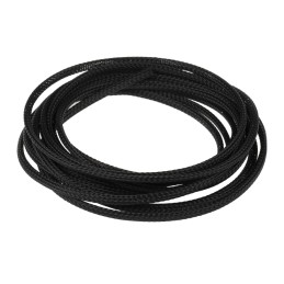 1 Bag of 5 M - RS PRO Expandable Braided PET Black Cable Sleeve, 5mm Diameter, 5m Length