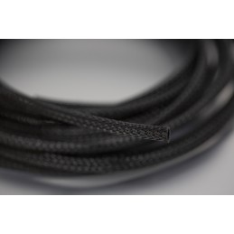 1 Bag of 5 M - RS PRO Expandable Braided PET Black Cable Sleeve, 5mm Diameter, 5m Length
