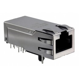 1 pcs - Molex PDJack Series Female RJ45 Connector, Through Hole, Cat5, Cat5e