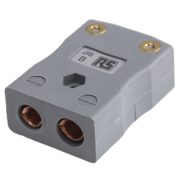 1 pcs - RS PRO In-Line Thermocouple Connector for Use with Type B Thermocouple, Standard Size, JIS Standard
