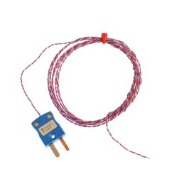1 pcs - RS PRO Type T Thermocouple 3m Length, , -75°C - +250°C