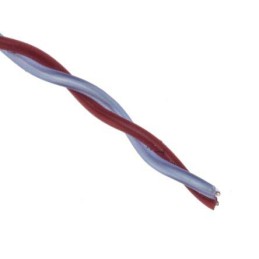 1 pcs - RS PRO Type T Thermocouple Wire, 25m, PFA Insulation, +260°C Max, 1/0.2mm