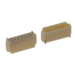 10 pcs - JST SH Series Straight Surface Mount PCB Header, 7 Contact(s), 1.0mm Pitch, 1 Row(s), Shrouded