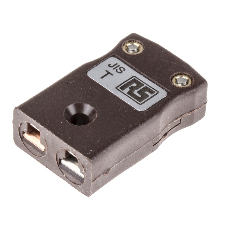 1 pcs - RS PRO In-Line Thermocouple Connector for Use with Type T Thermocouple, Miniature Size, JIS Standard