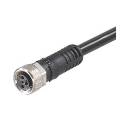 1 pcs - Molex Circular Connector, 4 Contacts, Cable Mount, M8 Connector, Socket, Female, IP67, Nano-Change Series