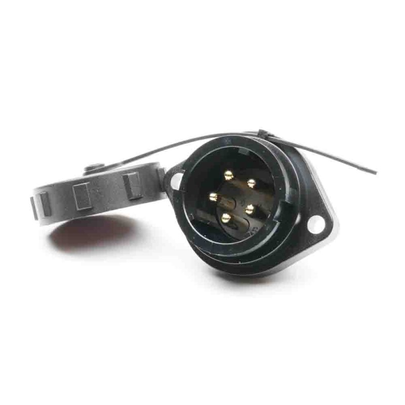1 pcs - RS PRO Circular Connector, 5 Contacts, Flange Mount, Plug, Male, IP67
