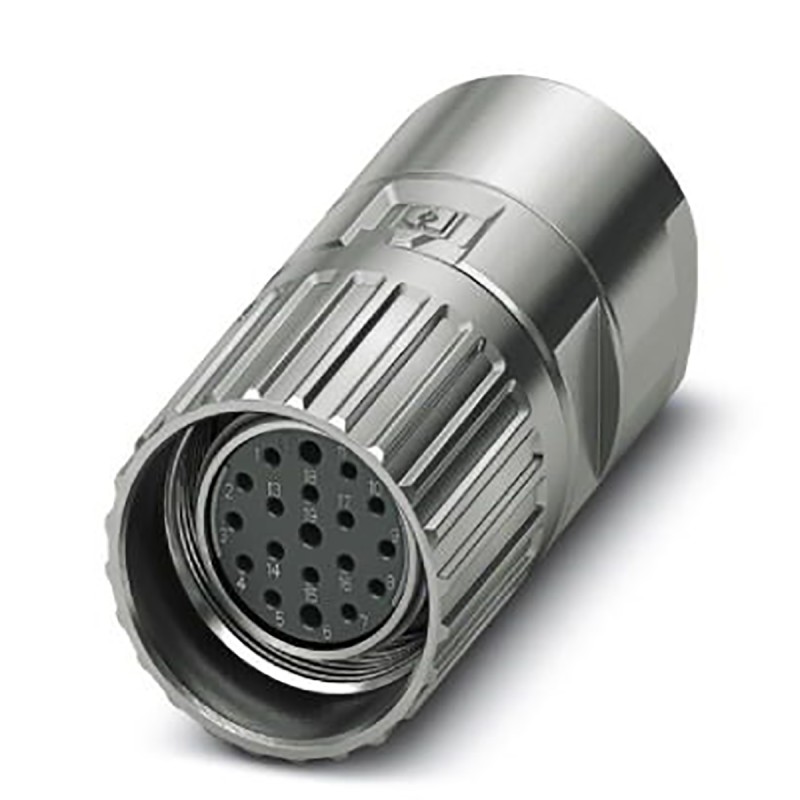 1 pcs - Phoenix Contact Circular Connector, 19 Contacts, Cable Mount, M23 Connector, Socket, Female, IP66, IP68, M23 PRO Series
