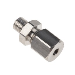 1 pcs - RS PRO In-Line Thermocouple Compression Fitting for Use with Thermocouple, M8, 4mm Probe