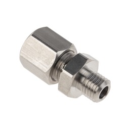 1 pcs - RS PRO In-Line Thermocouple Compression Fitting for Use with Thermocouple, M8, 4mm Probe