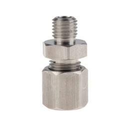 1 pcs - RS PRO In-Line Thermocouple Compression Fitting for Use with Thermocouple, M8, 4mm Probe